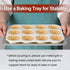 CAKETIME Silicone Muffin Pan, Regular Size for Baking 12 Cups, Non Stick Cupcake Pan, 1 Pack Confetti