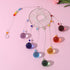 Colorful Crystals Sun Catcher Hanging Suncatchers Chandelier Lamps Light Pendant Prisms Hanging Ornament for Home