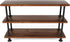 MUZIK 3-Tier Industrial Pipe Table Leg Set - Rustic Iron Pipe Shelves for Shoe Rack, Kitchen Rack, Storage Organizer