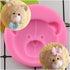 JQS Bear Shape Silicone Mold - Fondant Molds Cake Decorating Tools for Sugar Craft Kitchen Baking and Chocolate Mould