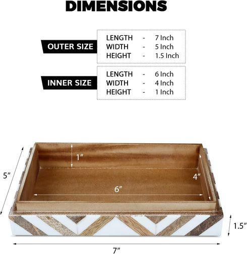 Handicrafts Home Handmade Marquet Array Collection Decorative Jewelry Box Organizer, Antique Coffee Table Storage