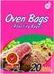 20 Counts Oven Bags, Cooking Roasting Bags for Meats, Chicken, Fish, Vegetables