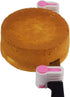 2PCS DIY Cake Slicer, 5 Layers Leveler Slicer, Pink Stratification Auxiliary Tool for Bread Toast Cut