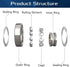 For Samsung Washing Machine Seal & Bearing Replacement Rebuild Kit, DC97-17004A DC97-17004B DC62-00156A