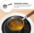 SHERCHPRY Small Pot with Oil Cooking Ladle Kitchen Cookware Reusable Sauce Pan Milk Pan Sauce Pans for Stove Top Noodle Pot Saucepan for Stove Top Baby Stainless Steel Japan Take a Bath by SHERCHPRY