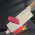 Kitchen Knife Set, Retrosohoo 6-Pieces Khaki Sharp Knife Set with Universal Knife Block