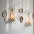 Set 2, Gold Wall Sconce of Metal Candle Holder, Modern Hanging Decoration for Living Room, Farmhouse,Wall Mounted
