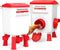 Chicken Feeder and Waterer Set, Chicken Coop Accessories with Hanging Chicken Feeder