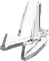 Small Clear Acrylic Display Stand, Easel Holder for Coins, Lighters & Knife (Qty 15)