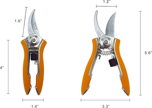 Zenport H358S Micro Trimmer Shear, 1, Orange