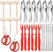 New Starting Point Trading 26 PCS Seafood Tools - Crab Crackers, Scissors, Lobster Sheller, Nutcracker Set for Seafood