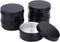 BENECREAT 5 Packs 8oz Matte Large Black Aluminum Tin Can Round Metal Tins with Screw Lid for Spices and Treats