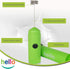 HELLO Milk Frother: Handheld Electric Foam Maker for Coffee, Lattes, and Hot Chocolate (GREEN)