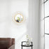 Gold Circular Art Mirrors for Wall, Classic Metal Iron Frame Decor for Living Room, Bedroom, Bathroom