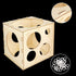 Pllieay 9 Sizes Collapsible Wood Balloon Sizer Cube Box for Balloon Decorations, Arches, Columns (2-10 Inch)