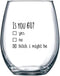 60th Birthday Gifts for Women and Men, Funny Wine Glass, 60 Year Old Party Supplies, 15oz