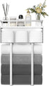 Towel Racks for Bathroom, Floating Shelves with Towel Rack and Paper Holder, Over Toilet Storage, Silver