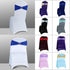 50PCS Spandex Chair Sashes Bows - Babenest Premium Stretch Chair Cover Band with Buckle Slider Universal Elastic Chair