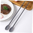 2 Pairs Silicone Integrated Chopsticks and Spoon Set - Coffee Mixing Spoons, Ice Cream Stirring Sticks