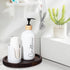 oulymoer 3 4 oz 1 Pack, Bathroom Cup Dispenser Small Cup Holder for Bathroom, Ceramic Mouthwash Cups Cup Dispenser