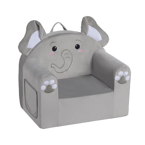 ALIMORDEN Animal Kids Chair, Toddler Sofa for Ages 1-6, Sherpa Kids Lounge