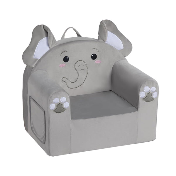 ALIMORDEN Animal Kids Chair, Toddler Sofa for Ages 1-6, Sherpa Kids Lounge