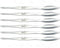AKOAK 6 Pcs Seafood Tools,Double Headed 304 Stainless Steel Fork and Spoon for