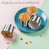 Webake Nonstick Paper Baking Cups - Set of 50 Black Stripe for Popcorn Cupcake, 6oz Cupcake Bath Bomb, Muffin Case for