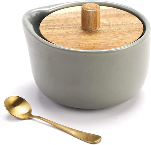everous Salt Box base grey color Salt Cellar Elegant Design salt Boxes