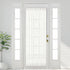 Aquazolax White Sheer Rod Pocket Curtains, 72" Long, Light Filtering Voile, 1 Panel, 25" Wide, Tieback Included