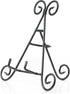 HUJI Sturdy Iron Display Stand Holder for Home Kitchen Decoration, Platters, Pictures, Frames, and Books