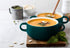 Kook Soup Crocks, Ceramic Bowls, Broil, Oven, Microwave and Dishwasher Safe, with Handles, For Casserole, Pasta, Cereal, 18 oz, Set of 4 (Hunter Green) by KooK