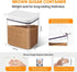 2 Moryimi Brown Sugar Container Airtight, Quart Brown Sugar Keeper Storage Container with Spoon