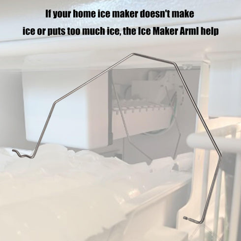 67004028 Durable Refrigerator Ice Maker Shutoff Arm Compatible with Whirlpool Amana, Replaces WP67004028