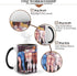 Funny White Elephant Coffee Mug, Color Changing Gag Gift for Adults, 11oz Anime Beauty Cup