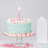 RAYNAG 3 Pcs Cake Decorating Stencils Mold, Plastic Templates for Cookie Fondant Dessert Decorating