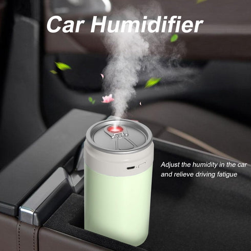 Humidifiers for Home and Plants, USB & Battery Powered Portable Humidifier with Night Light