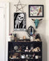 Stay Positive Skull Metal Sign Decor, 12" x 8" for Grunge, Goth, and Emo Room Styles