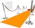 Orange Carpet Runner for Party 2.6X15 ft, 130 GSM Felt with Halloween Decorations, Double-Sided Tape for Prom