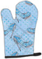 Caroline's Treasures BB7554OVMT Watercolor Cinderella Shoe in Blue Oven Mitt, Heat Resistant Thick Kitchen Mitt