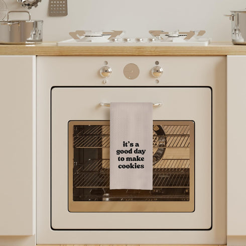 16x24 (11) Baking Towels, Tea Towels for Baking, Gifts for Bakers, Cookie Lovers, Cooks, Beige Microfiber Kitchen