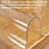 18x42 Office Desk Blotter Mat Clear Plastic Table Protector Cover Pad PVC Transparent Topper Surface Pro ection Mat Pad