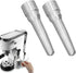 2Pcs Stainless Steel Coffee Machine Steam Nozzle, Suitable for Home Kitchen Cafe Milk Foam