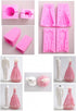 3D Bride and Groom Tuxedo Wedding Dress Set, Silicone Candle Soap Mold for Wedding Cake Decorating (Set of 2)