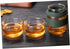 Travel Coffee Glass Cup Set, Glass Teapot and Kettle with Infuser, Portable Tea Tumbler Drinking Bottle
