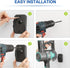 LANMU Wall Mount Holder for Wyze Cordless Vacuum, Hanger Hook with Charging Cable Management Clip