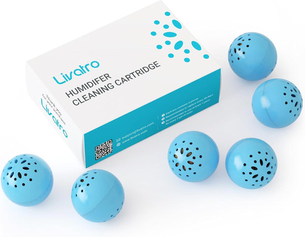 Humidifier Cleaner, Fight Mold and Bacteria with Cleaning Ball, Prevent Hard Water Build-Up, Removes Odor for All