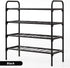 Tujurich 4-Tler Closet Shoe Rack Organlzer, Rustproof lron, Spaclous Shoe Storage Shelf for or Entryway, Fits Sneakers