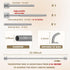 Curtain Rods for Windows 32 to 60 Inch, 5/8" Diameter Silver Ceiling Mount Warp Around Long Curtain Rod for Bedroom