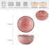 Selamica Ceramic Small Bowls, 4 OZ Dipping Bowls, 3.5 Inch Mini Bowls for Ice Cream Dips Side Dishes, Microwave Dishwasher Safe, Set of 6, Gradient Color by Selamica